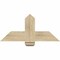 Ekena Millwork Eugene Rough Sawn Timber Gable Bracket, Douglas Fir, 36"W x 16"H x 6"D x 6"F, 11/12 Pitch GBW036X16X0606EUG00RDF - alternate 1